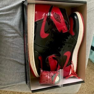 Air Jordan 1 Retro High OG ‘Patent Bred size 8.5 men’s